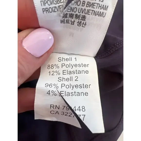 MARMOT WOMENS LIGHTWEIGHT LONG SLEEVE PULLOVER 3/4 ZIP JACKET BASELAYER PURPLE - Picture 10 of 13